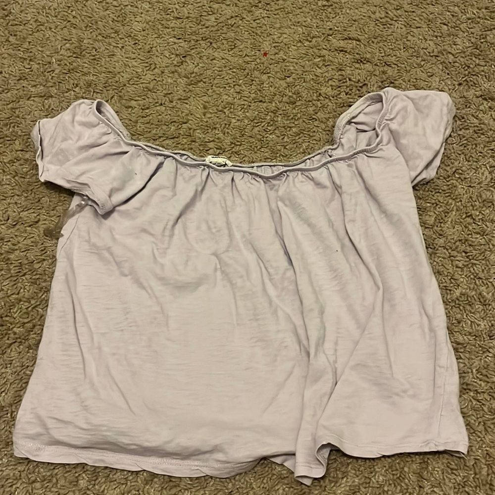 Light purple crop top